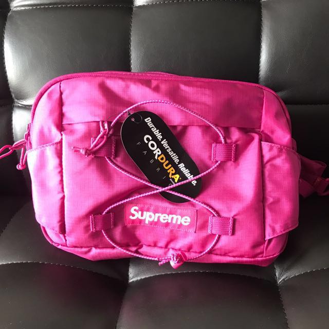 Supreme Supreme Magenta Pink Backpack Bag SS17