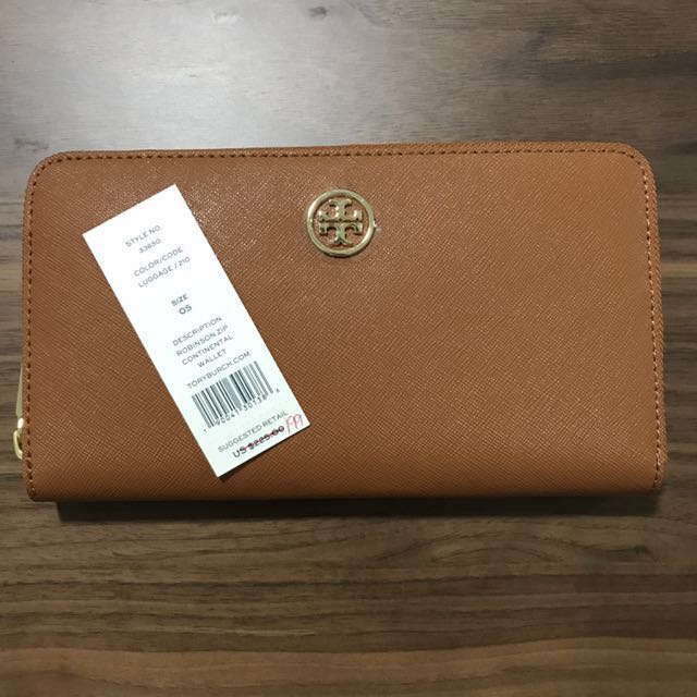 Tory Burch Wallet Authentic (Robinson Zip Continental Wallet), Luxury, Bags  & Wallets on Carousell