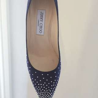 Jimmy Choo Navy Blue pumps