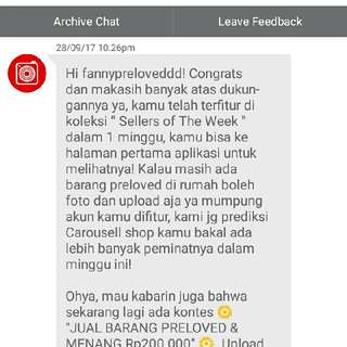 SELLER OF THE WEEK YEAAYY