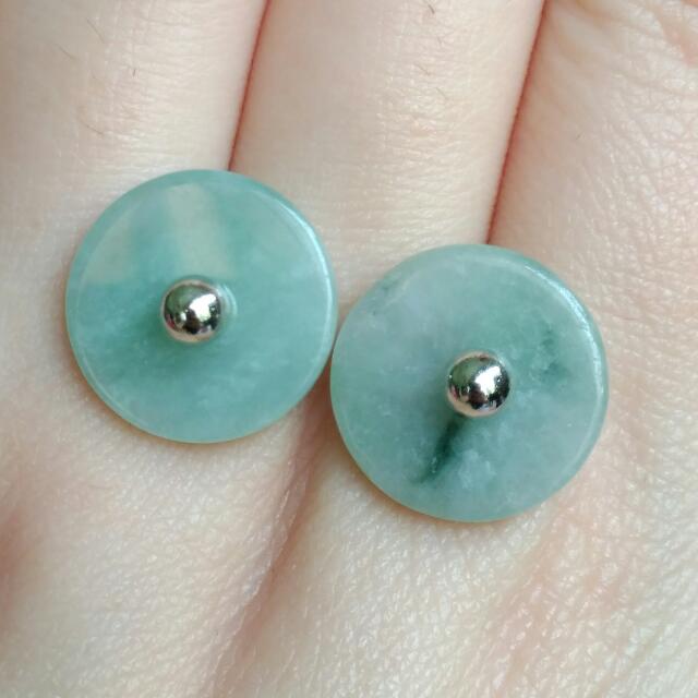 38 Fixed Price Promo Grade A Green Coins 平安扣 Jadeite Jade Photo