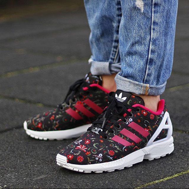 floral zx flux adidas