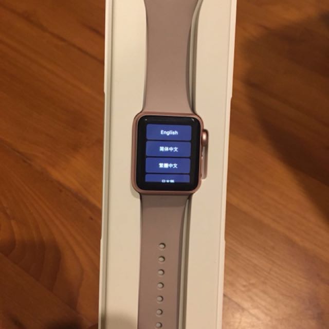 Apple Watch 7000 Series 38mm Pink Gold Mobile Phones Gadgets Wearables Smart Watches On Carousell