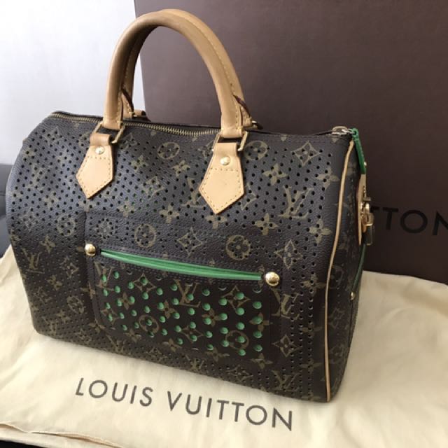 Preloved Louis Vuitton Monogram Ramages Speedy 30 Bag DU1105