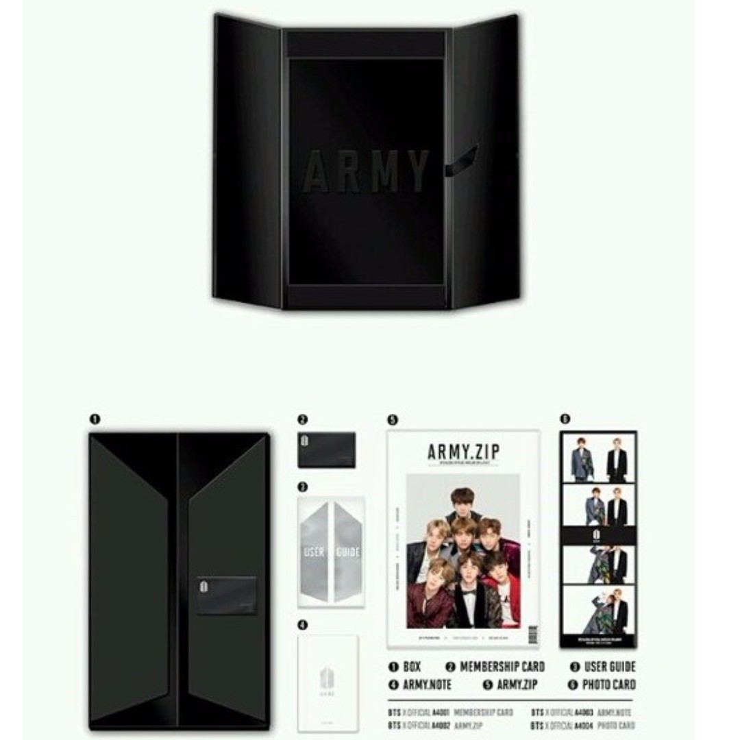 BTS Global Official Fanclub ARMY 4TH Membership Kit, Hobbies