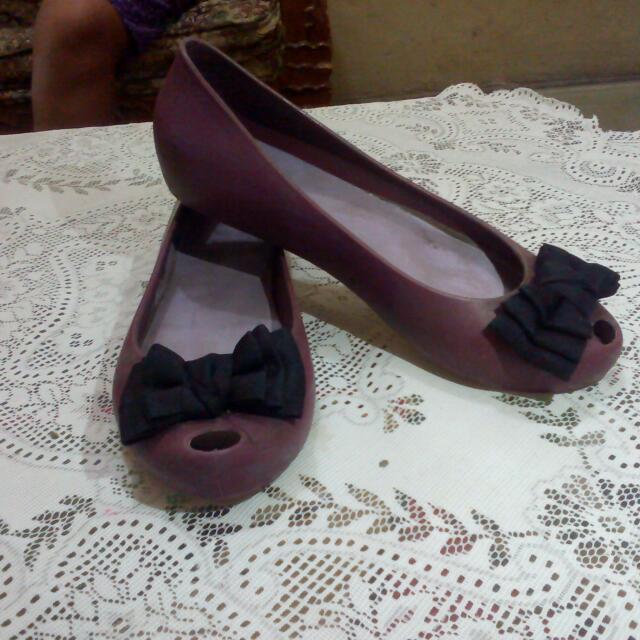 Flat Shoes Jelly Bata prelovedkusayang