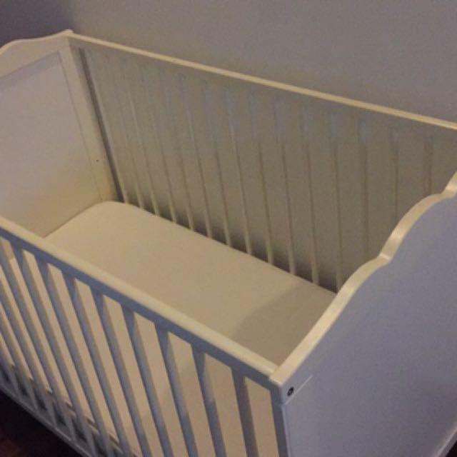 IKEA Hensvik Cot, Furniture & Home Living, Furniture, Bed Frames