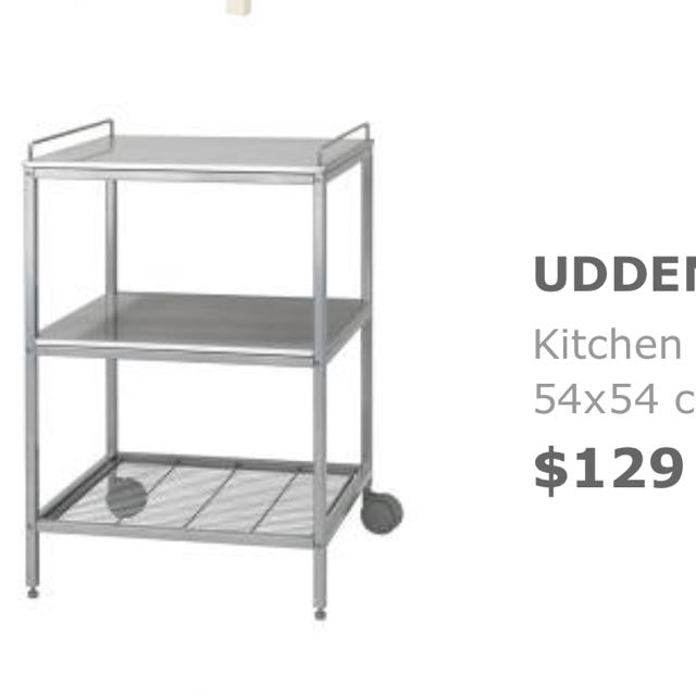 IKEA Stainless steel trolley, Home Appliances on Carousell