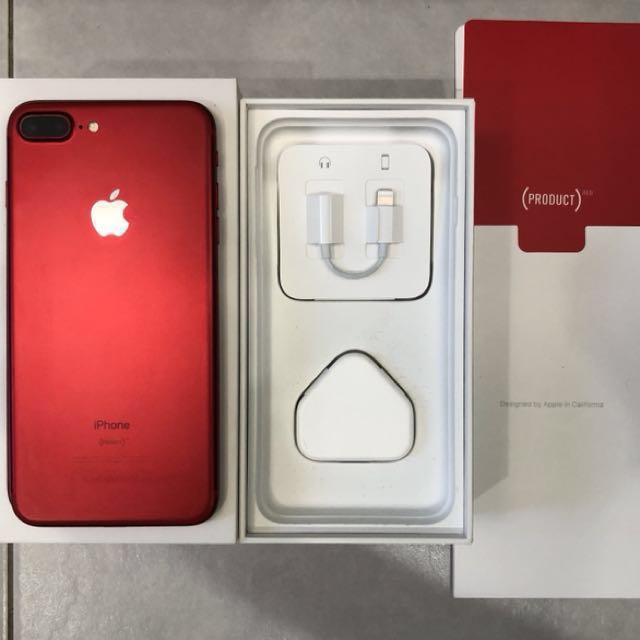 Iphone 7 Plus Product Red Mobile Phones Tablets Iphone Iphone 7 Series On Carousell