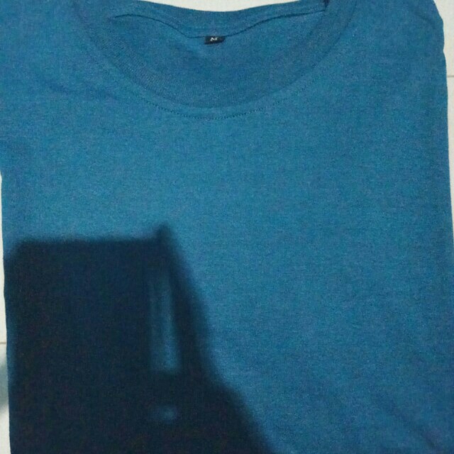 Kaos Polos Cotton Combed 30s Teal Tritone Restock Fesyen Pria Pakaian Di Carousell