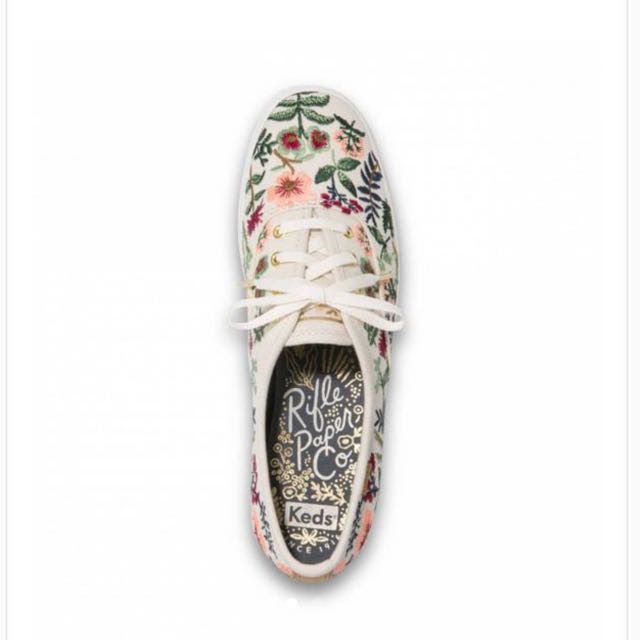 Keds x Rifle Paper Co Embroidered Herb 