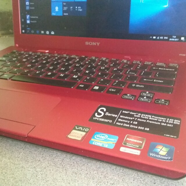 Laptop Sony Vaio Vpcsb Core I5 Ram Upgrading 6 Gb Electronics