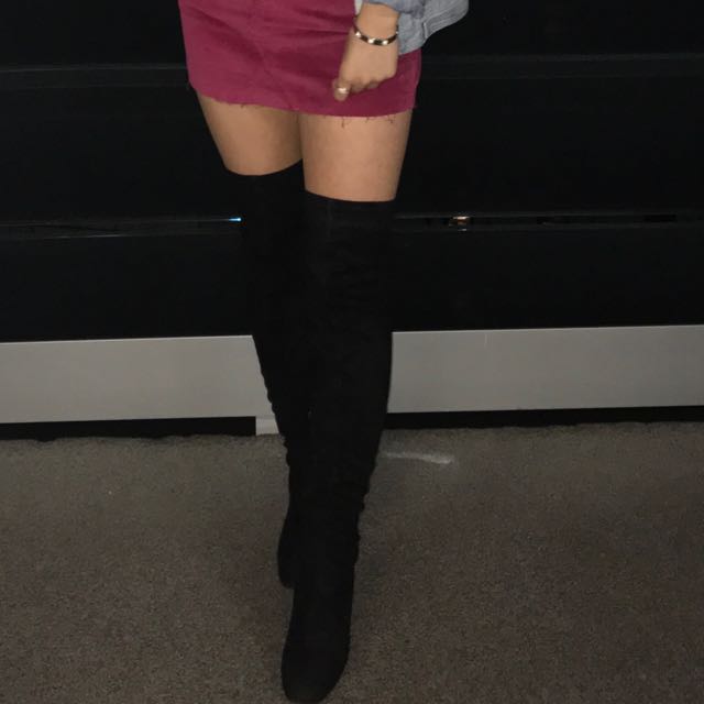 Lipstik thigh high boots cheap