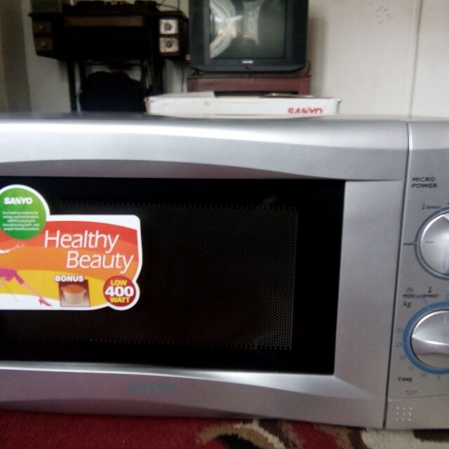 Microwave Oven Sanyo Hemat Listrik Kitchen Appliances Di Carousell