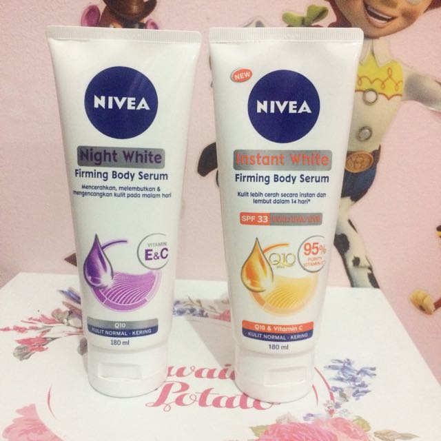 nivea body serum day and night