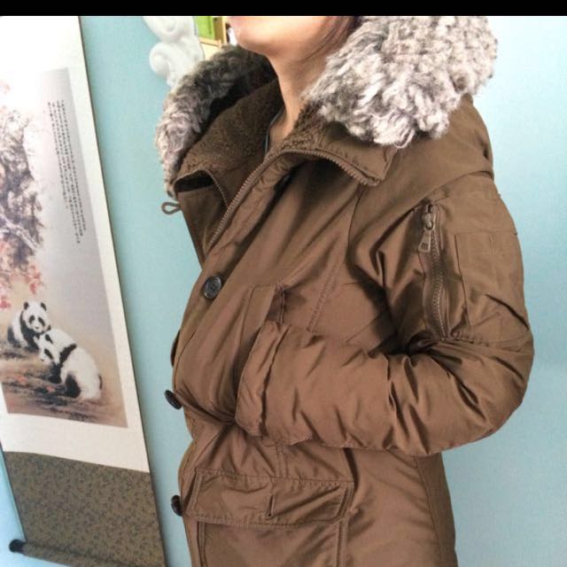 Ultra warm store down military coat