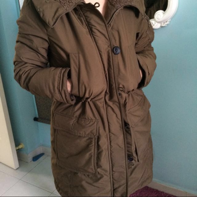 Ultra warm store down military coat