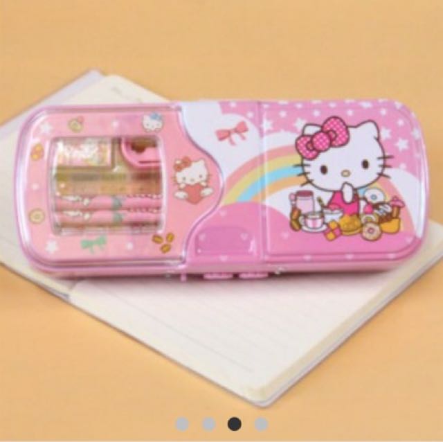 Hello Kitty Pencil Case with padlock