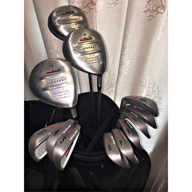 Redback Sport Golf Club Set + Dynatour Golf Bag, Sports Equipment
