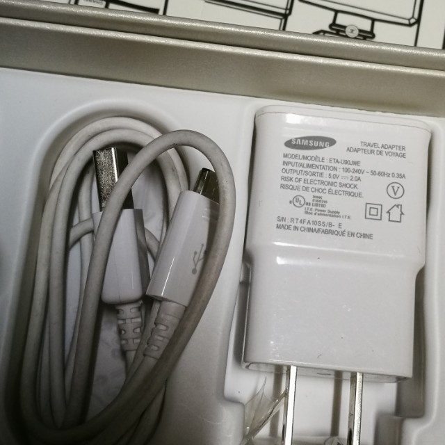 Samsung Charger and Cable (Type B), Mobile Phones & Gadgets, Mobile