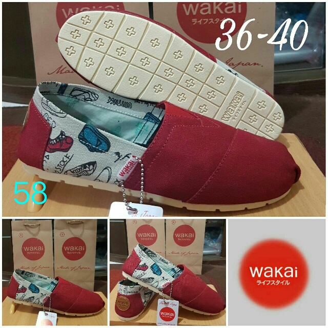 Sepatu Wakai Original No 58 Olshop Fashion Olshop Wanita Di Carousell