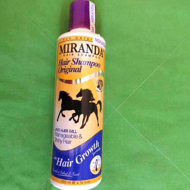 Shampoo Kuda Miranda Hair Growth Biru Kesehatan Kecantikan Perawatan Rambut Di Carousell
