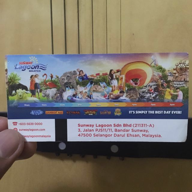 Sunway Lagoon ticket ( Adult ), Tickets & Vouchers, Local Attractions