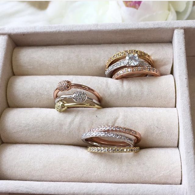 Swarovski ring 3 in 1 top
