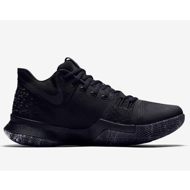 nike Kyrie 3 Triple Black Irving sholism