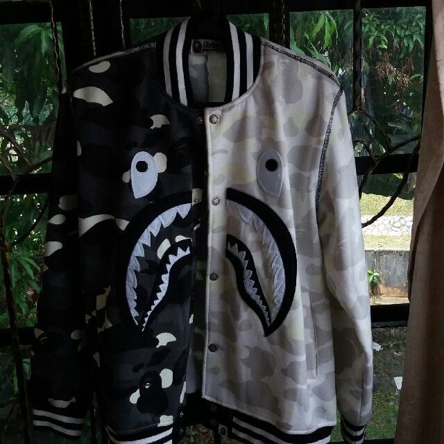 Jaket bape glow shop in the dark