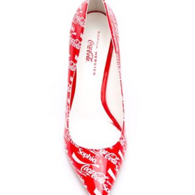 Coca Cola X Sophia Webster Share a Coca Cola with Sophia pumps Women s Fashion Footwear Flipflops and Slides on Carousell