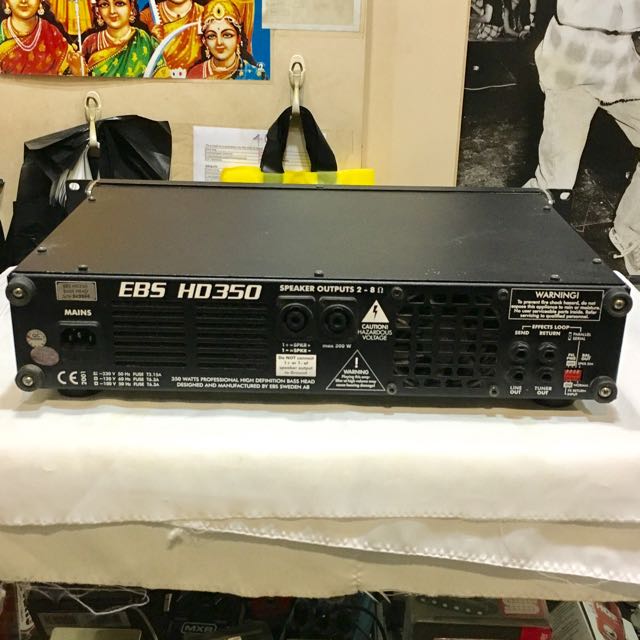 EBS HD350 350 Watt Bass Amp Head, Hobbies & Toys, Music & Media, Music ...