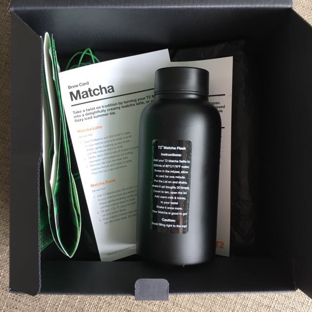 T2 matcha flask instructions clearance