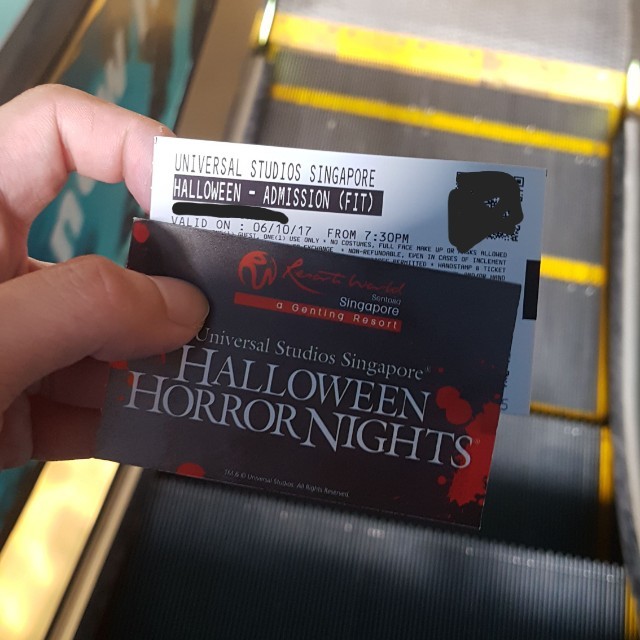 Halloween Horror Nights Tickets, Tickets & Vouchers, Event Tickets on