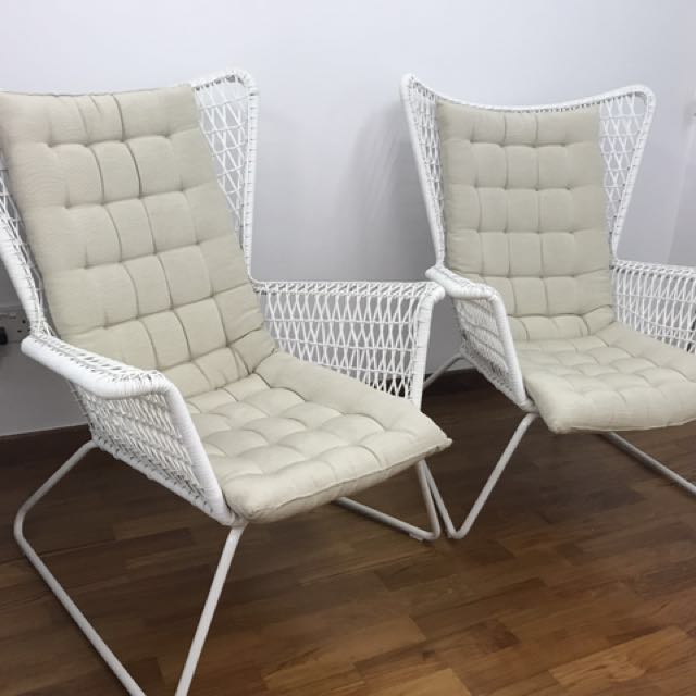 Ikea Outdoor Lounge Chairs X2 Pieces Furniture Tables Chairs On Carousell