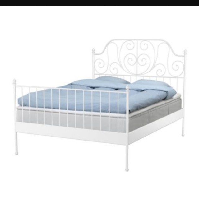 Ikea queen bed frame for sale, Furniture & Home Living, Furniture, Bed