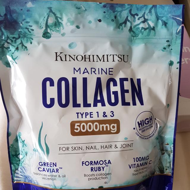Kinohimitsu Marine Collagen 5000mg, Health & Nutrition, Health ...