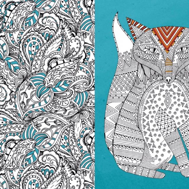 Posh Colouring Pocket posh colouring book, Hobbies & Toys, Books & Magazines, Children ...