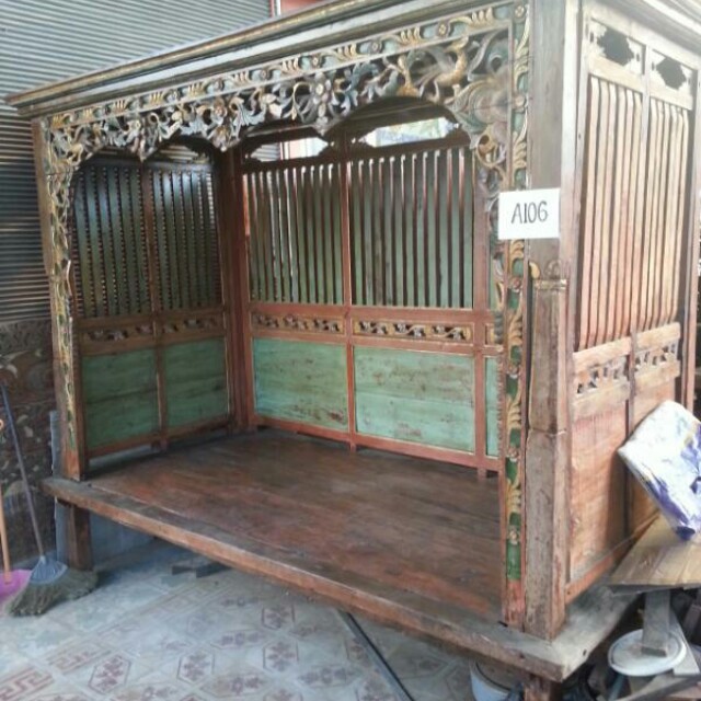 ranjang kuno madura antik furnitur di carousell ranjang kuno madura antik furnitur di carousell