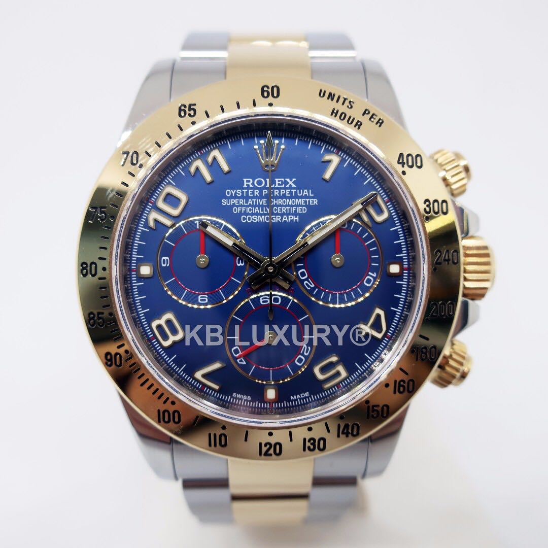 rolex daytona racing blue