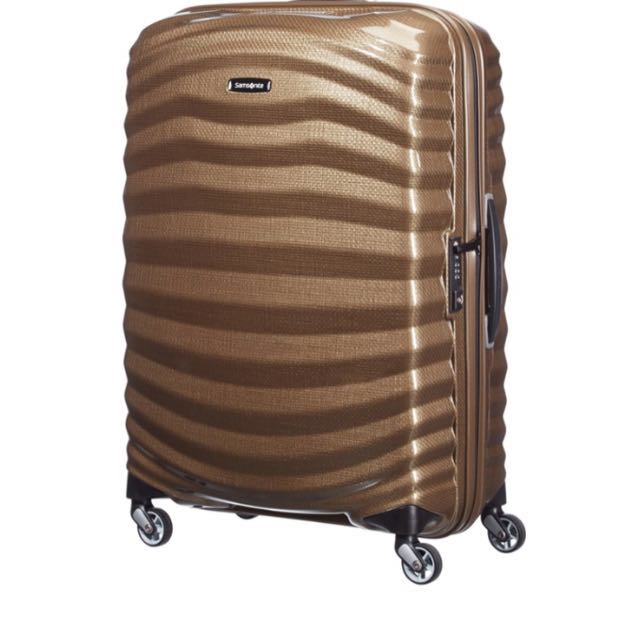 samsonite gold luggage