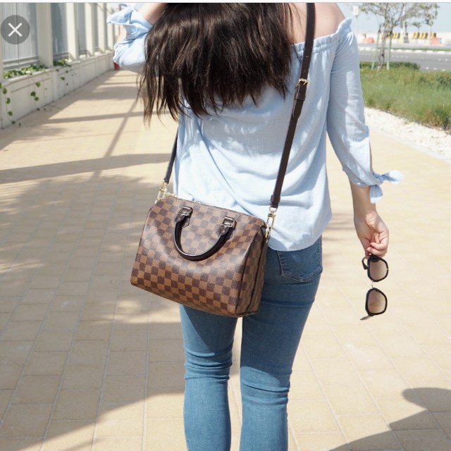 Louis Vuitton Speedy 25 Brown Damier Ebene