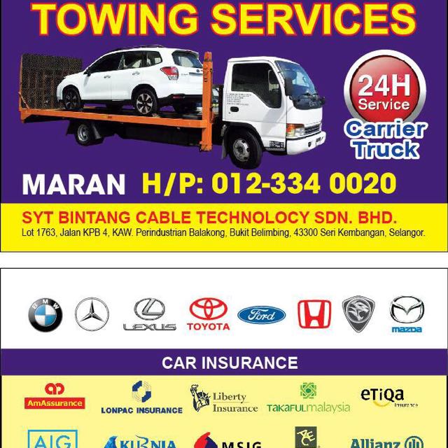 Towing Service, Community on Carousell