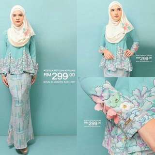 Aqeela Peplum Kurung By Minaz (L)