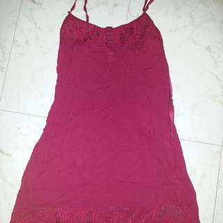 Crochet, eyelet, embroidery dress