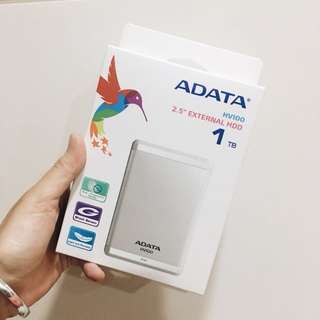 全新⚡️威剛Adata 行動硬碟 USB3.0 1TB (HV100) 白