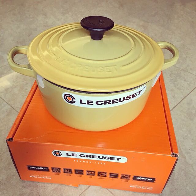 45 Off Brand New Le Creuset Round French Oven 18cm Quince Condition 10 In Box Tv Home Appliances Kitchen Other On Carou French Oven 18cm Quince Condition, Le Creuset Round French Oven 18cm