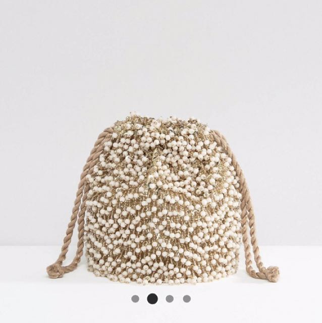 ASOS Beaded Embellished Clutch Bag Women s Fashion Bags Wallets Clutches on Carousell