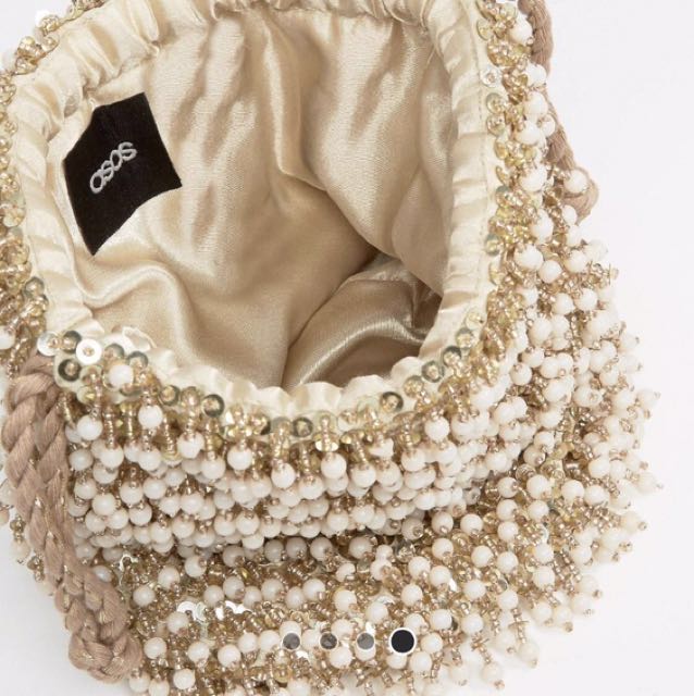 Asos beaded bag hotsell