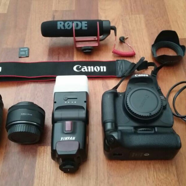 Canon Eos 700d Full Set Photography On Carousell